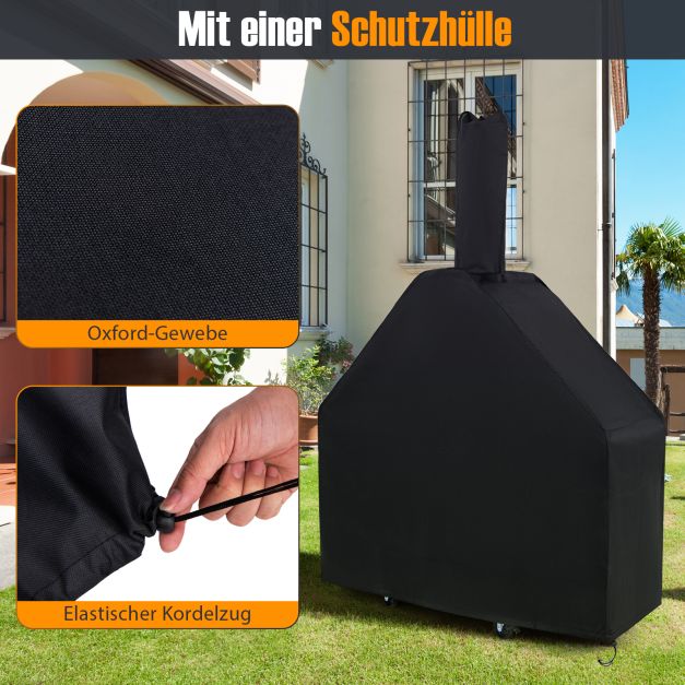 Holzofen Pizzaofen Gartenofen Pizzastein Ofen