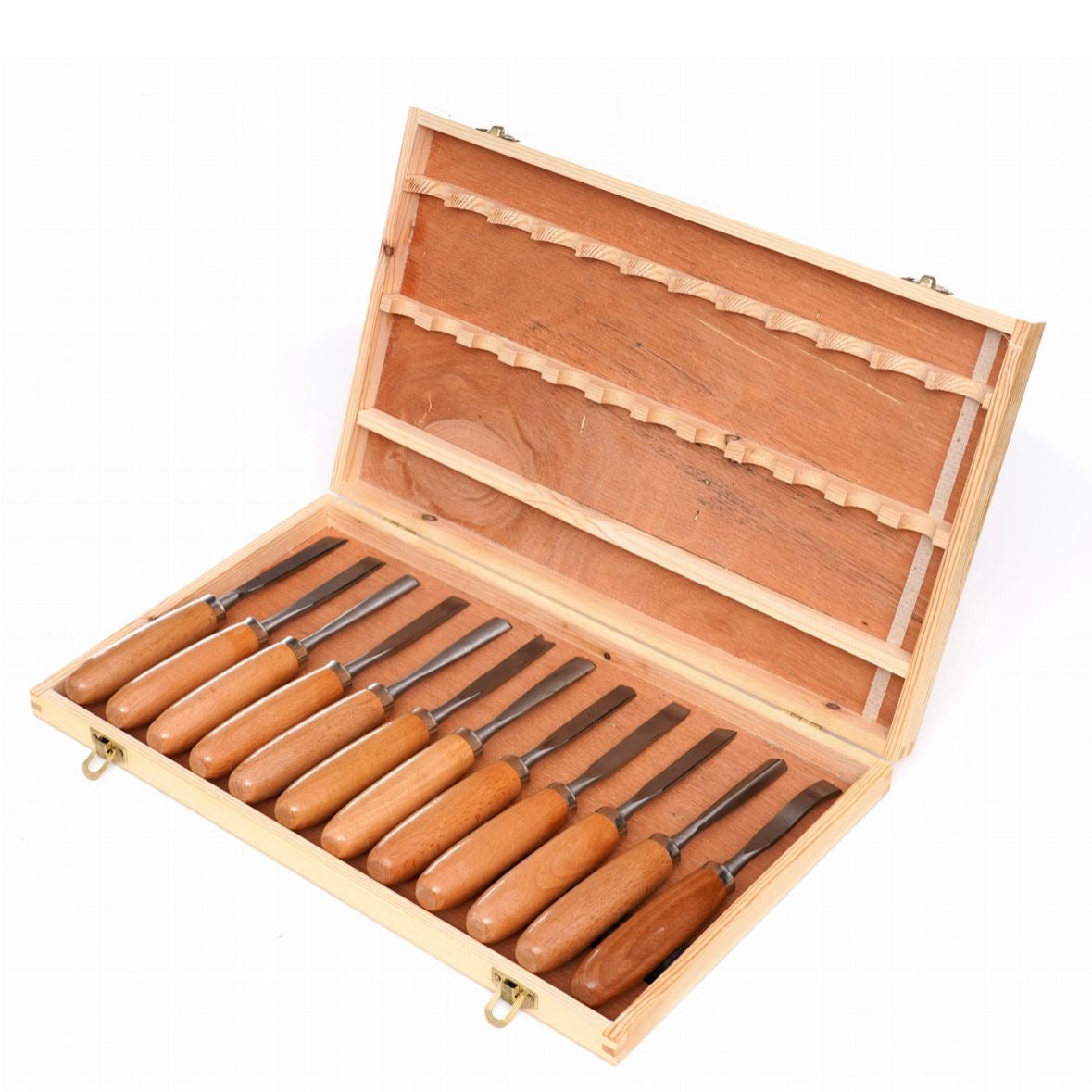 12tlg Schnitzbeitel Set Schnitzen Werksttt Holzarbeiten Holz