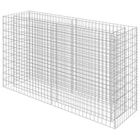 Gabionen Hochbeet Verzinkt 180x50x100cm Pflanzkasten Garten Steinkorb