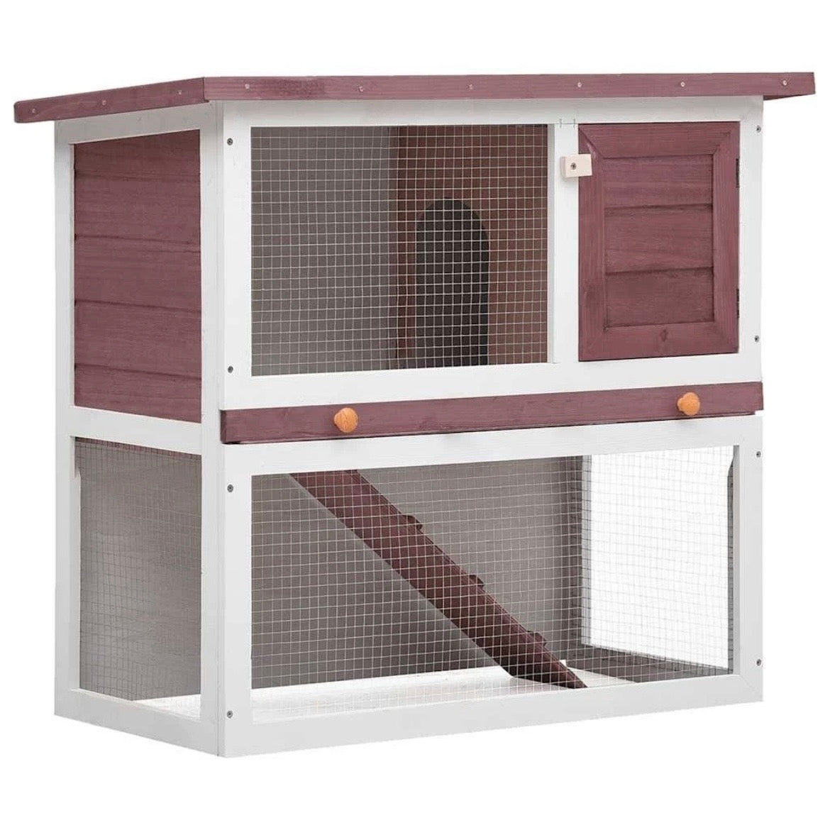 Kaninchenstall Hasenstall Kleintierstall Holz Freigehege Outdoor Stall