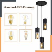 Vintage Pendelleuchte Hängeleuchte LED Deckenlampen Beleuchtung
