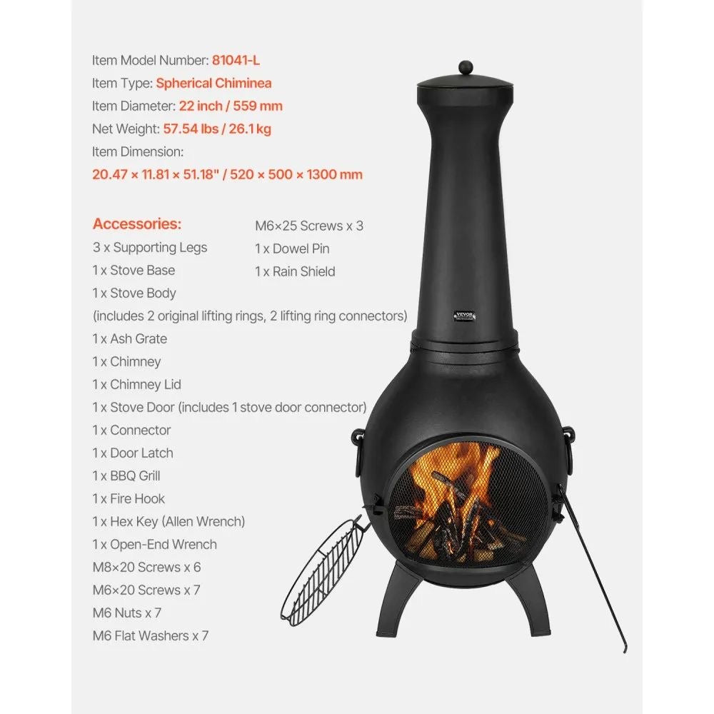 Gartenkamin Outdoor Feuerstelle Kaminofen Terassenofen Kamin