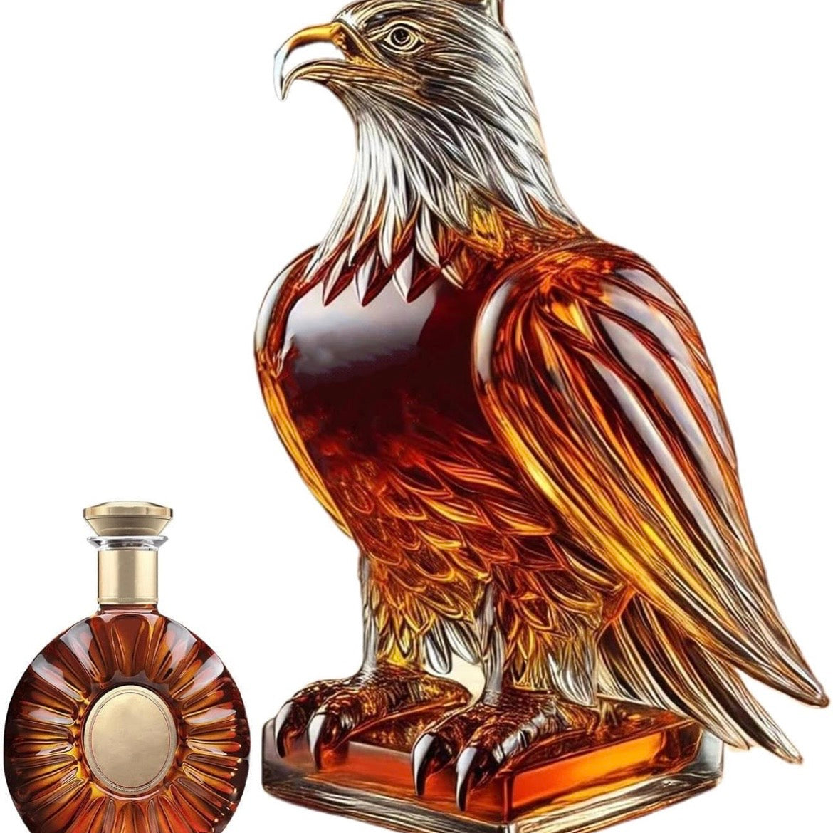Whiskey Glas 19cm Karaffe Adler Deko
Flasche Dekoration