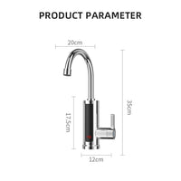 Elektrischer Wasserhahn 3000W Durchlauferhitzer 360° LED Küchengeräte Küche