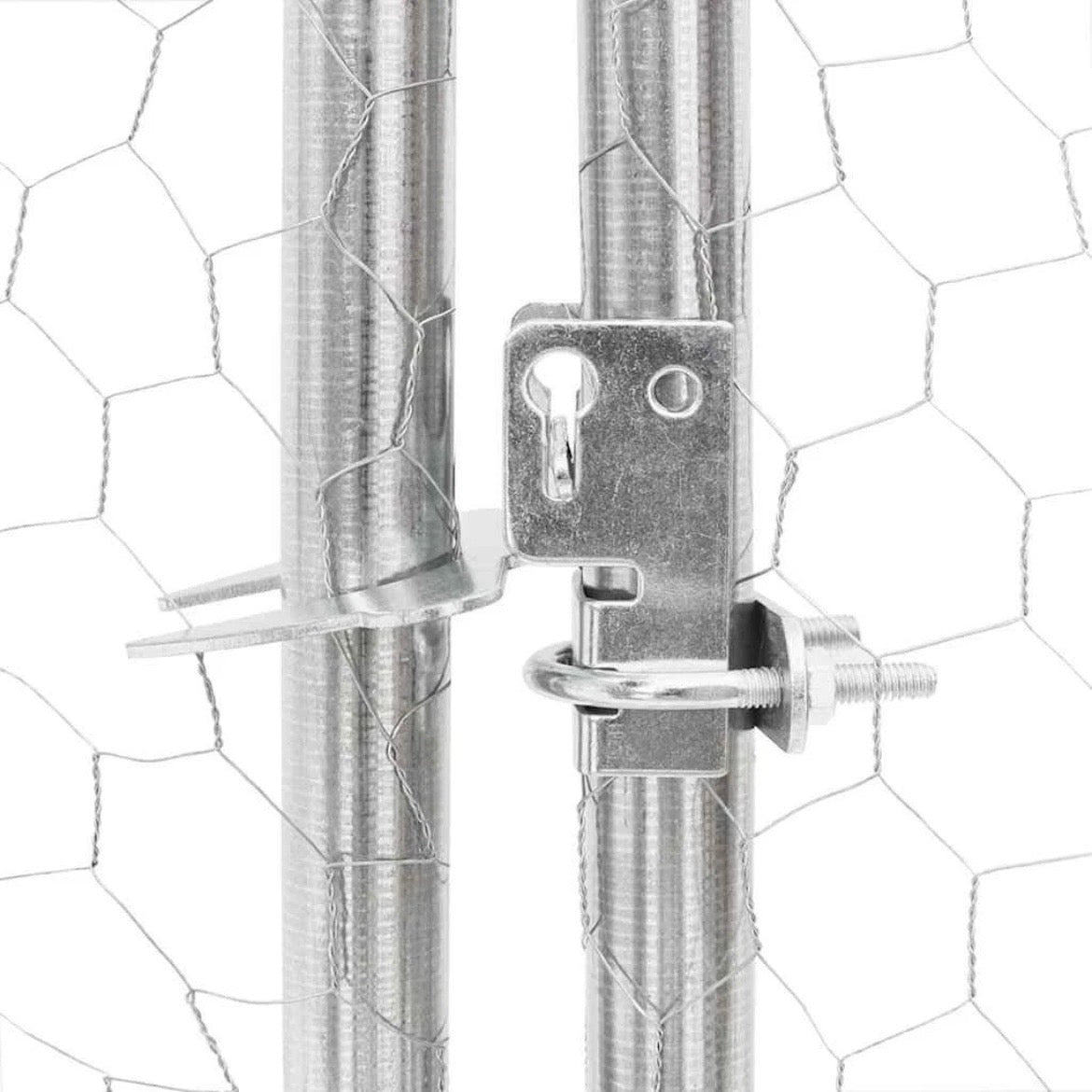 Hühnerkäfig Voliere Hühnerstall Gehege Outdoor 2,5×4×2,25m