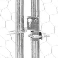 Hühnerkäfig Voliere Hühnerstall Gehege Outdoor 2,5×4×2,25m