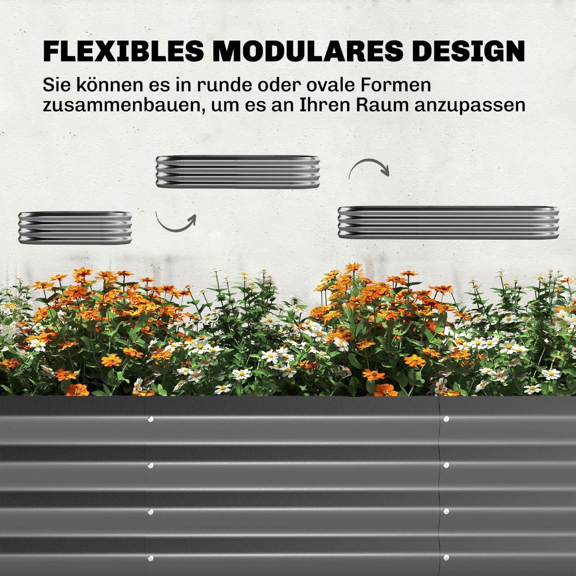 Hochbeet Rankgitter Pflanzkasten Handschuhe Gartenpflege Pflanzenbeet