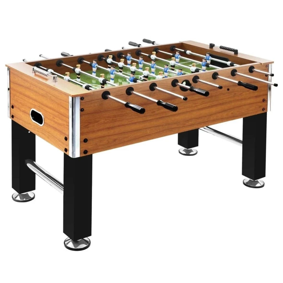 Design Tischkicker Kickertisch Balleinwurf 140x74,5x87,5cm Kicker