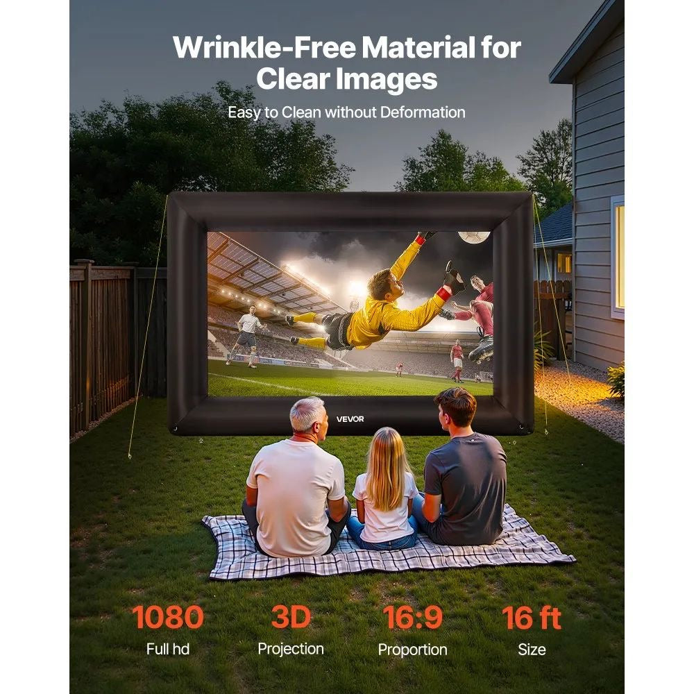XXL Aufblasbare Projektionsleinwand Outdoor Kino Leinwand Gebläse