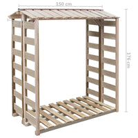 Feuerholz Lager Schuppen Holzunterstand Kaminholzregal Brennholzregal