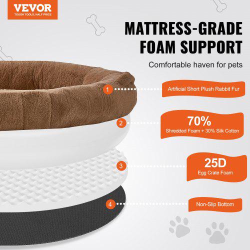 Hundebett 183x122x25cm Bett Sofa Matratze Körbchen Couch