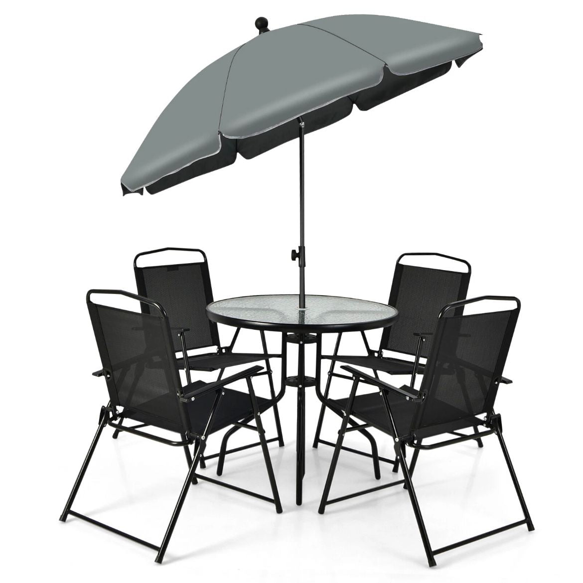 Gartenmöbelset Balkonmöbel Bistroset Schirm Gartentisch Gartenstühle