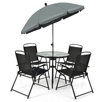 Gartenmöbelset Balkonmöbel Bistroset Schirm Gartentisch Gartenstühle