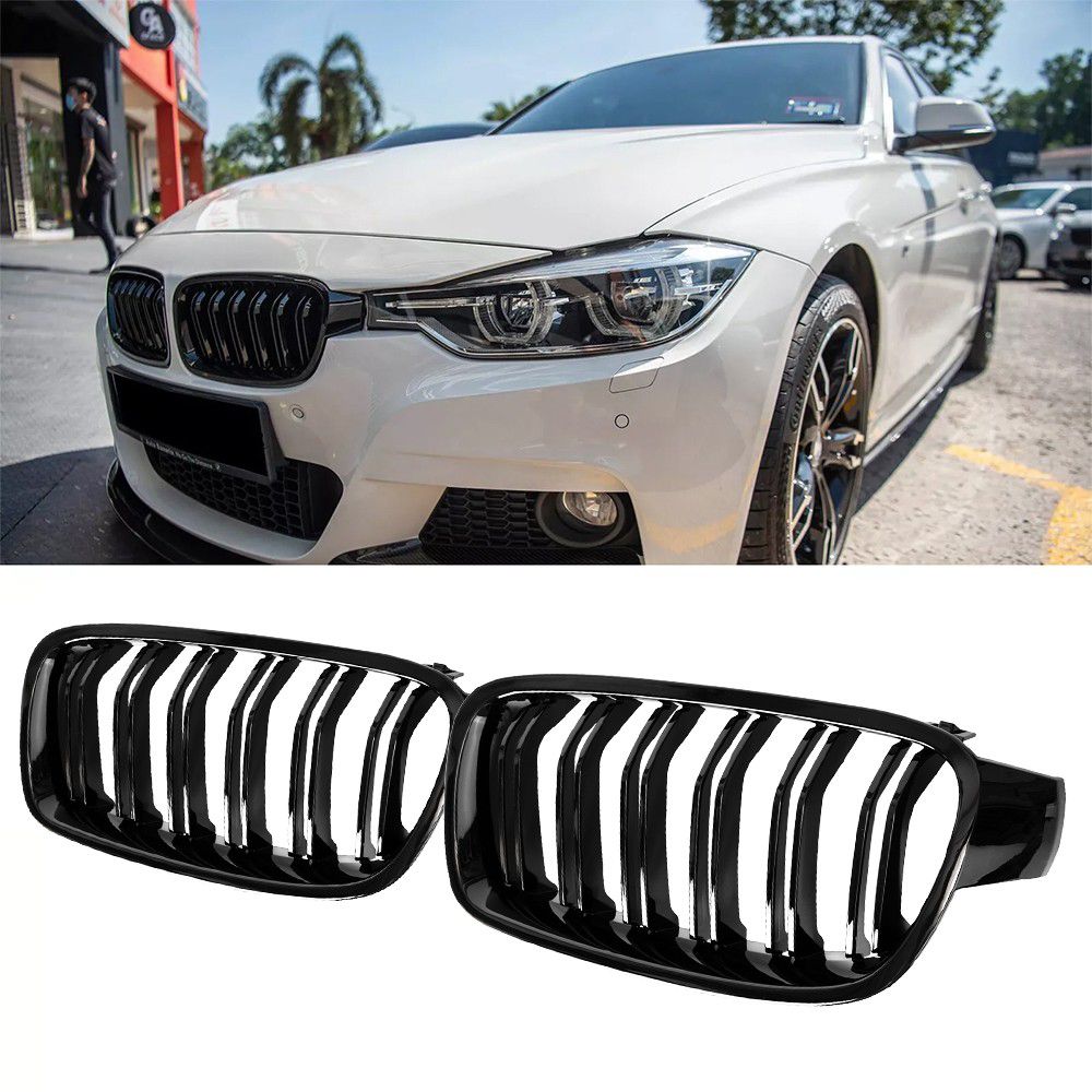 Kühlergrill Doppelsteg Nieren Grill 3er F30 F31 F35 Frontgrill