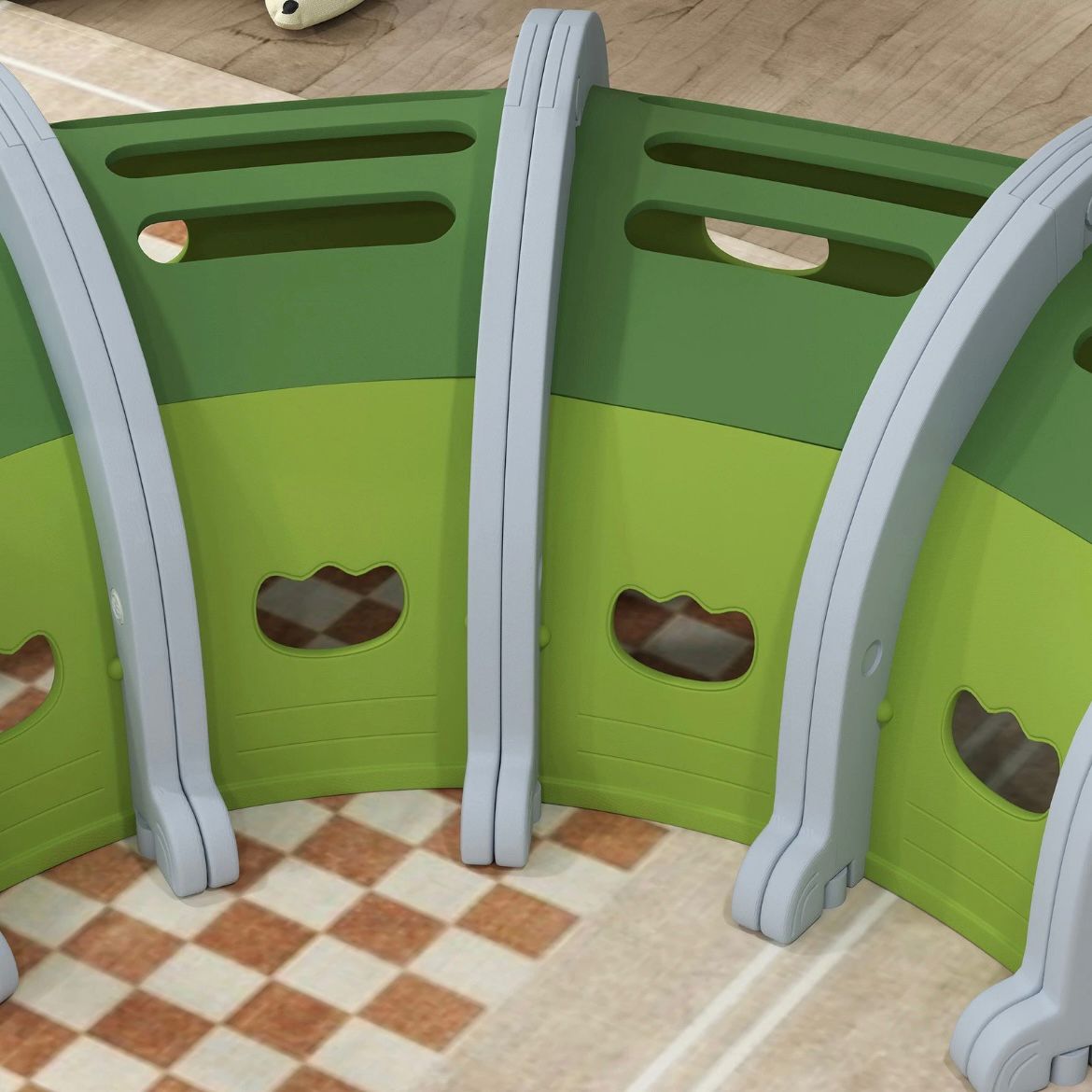 Krabbeltunnel Kinderspielzeug Spieltunnel 194cm Krokodiltunnel
