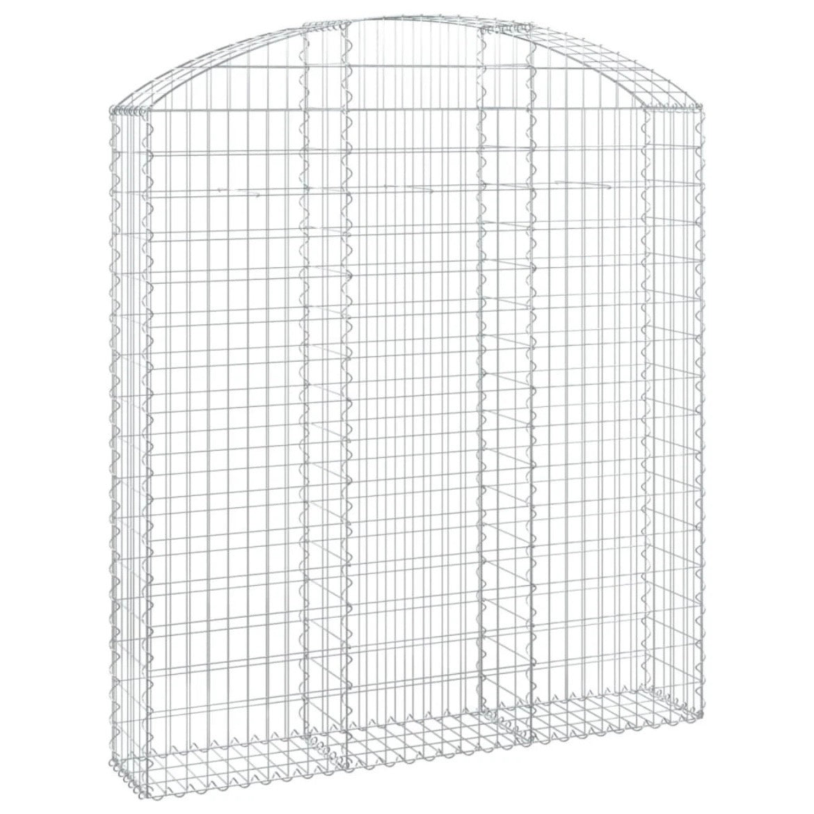 Gabionenkorb Hochbogen Steinkorb Gabione Gartenzaun Draht 150x30x180cm