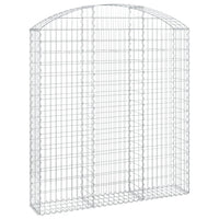 Gabionenkorb Hochbogen Steinkorb Gabione Gartenzaun Draht 150x30x180cm
