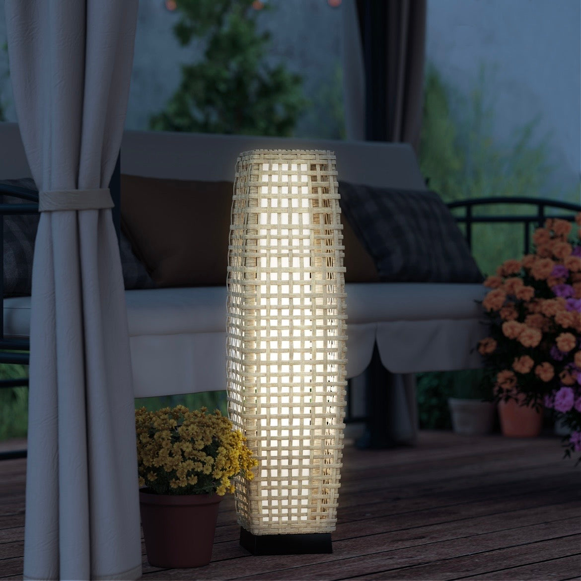 Solar Stehlampe Solarlampen LED Solarleuchte Leuchten