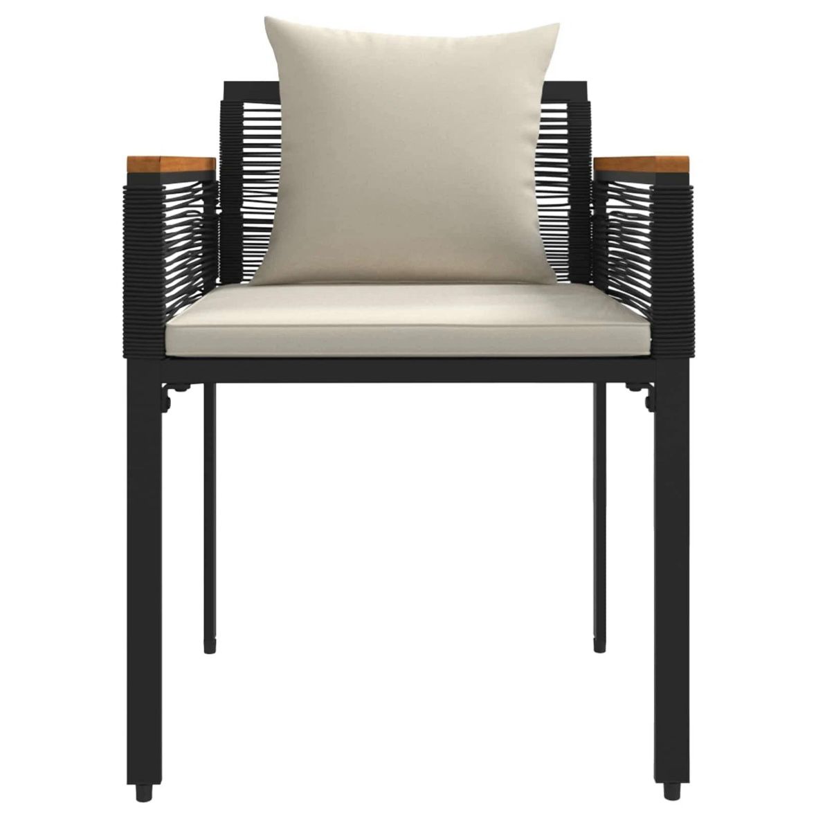 3tlg Gartenmöbel Set Poly Rattan Balkonmöbel Lounge Möbel