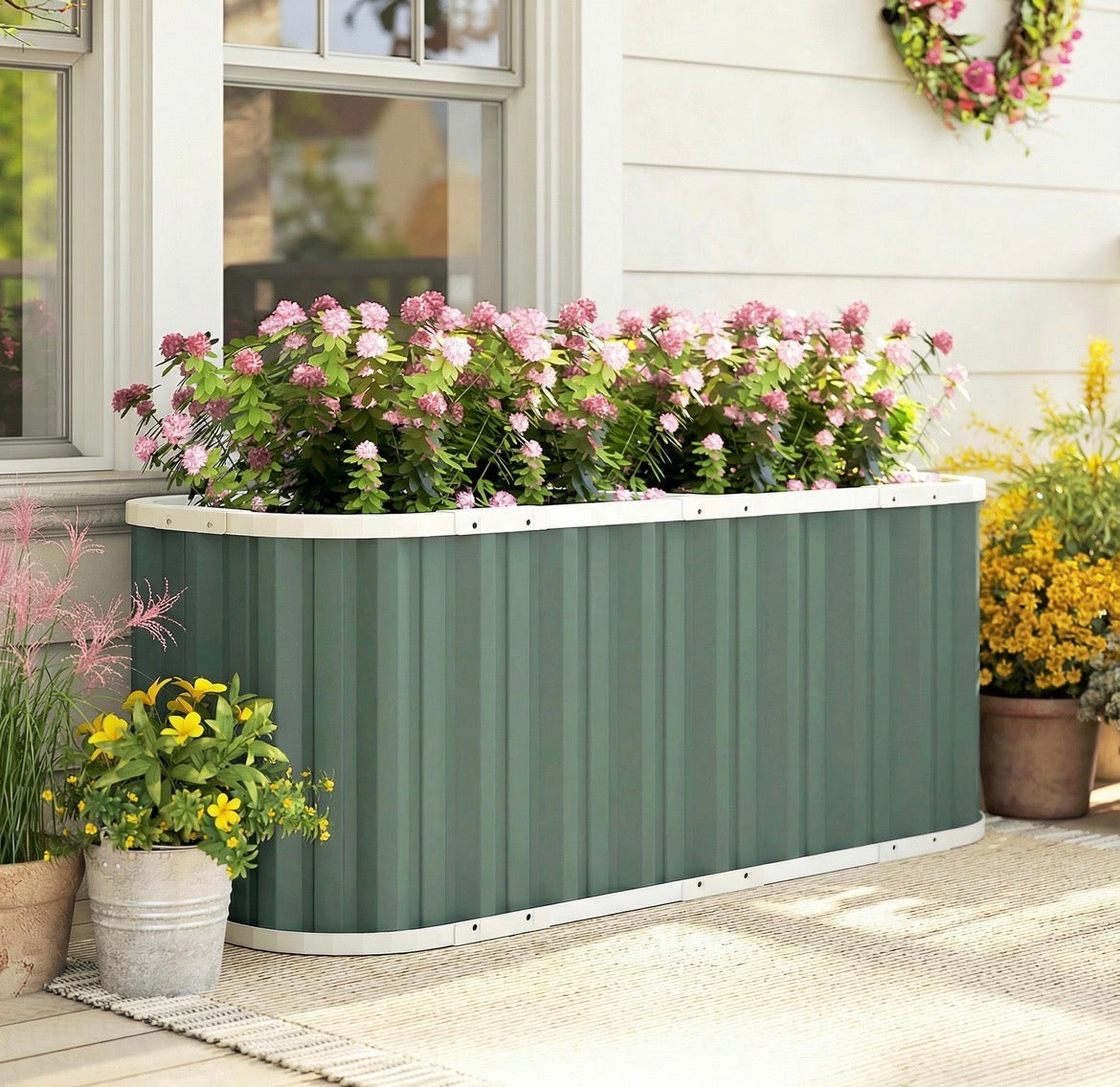 Hochbeet Gartenbeet Pflanzenetiketten Frühbeet