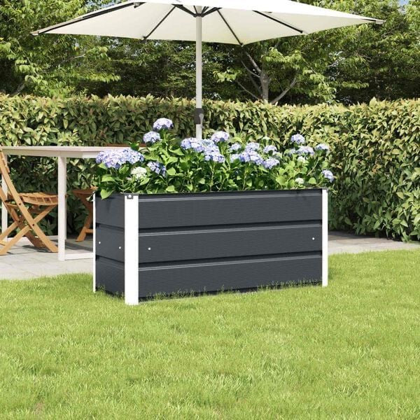 Hochbeet Pflanzenbeet 100x40x45cm Frühbeet Garten