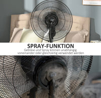 Nebel Ventilator Sprühnebel Standventilator Wasserabkühlung