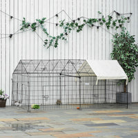 Freigehege Kleintiergehege Laufgitter Gehege 220x103x103cm