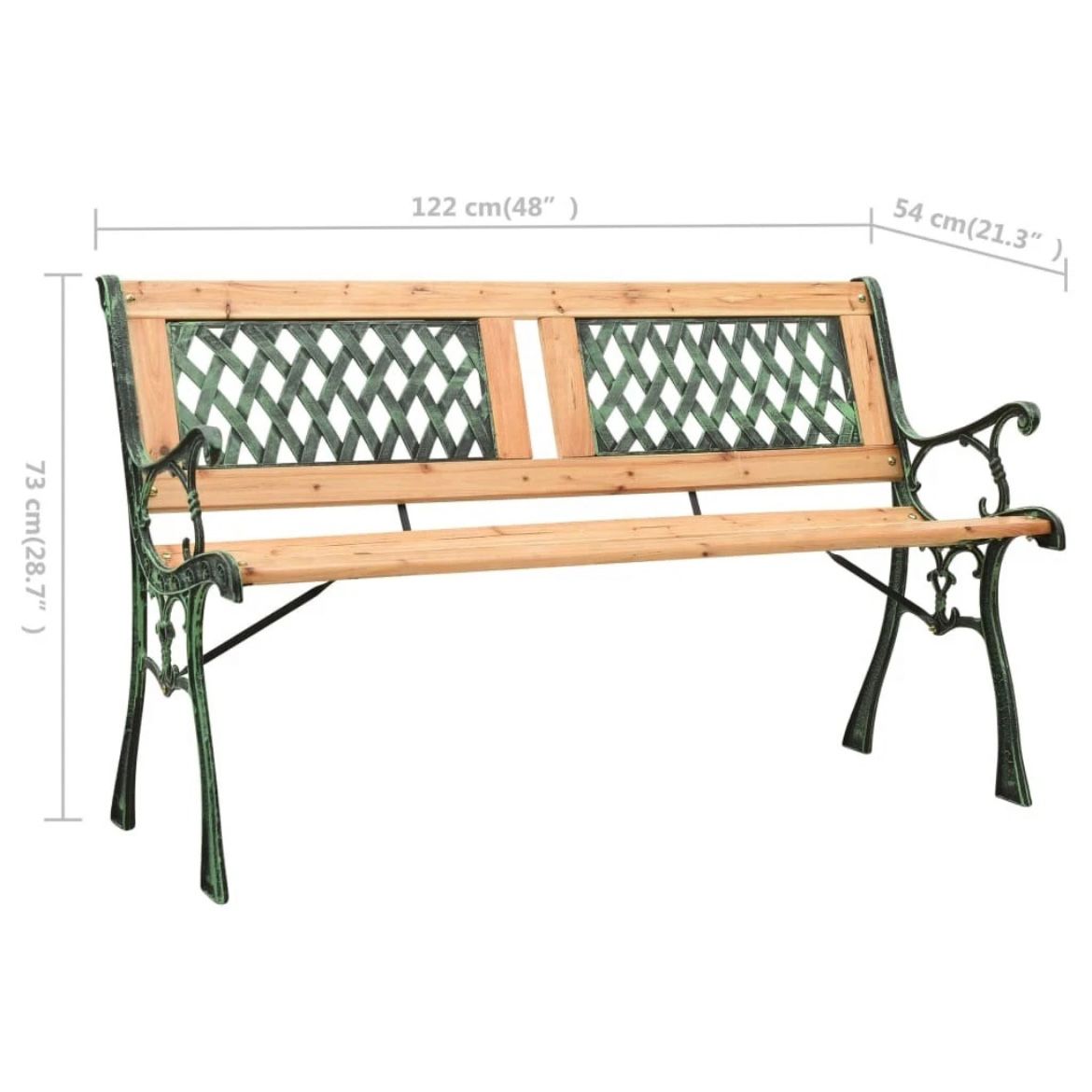 Antik Gartenbank Bank Sitzbank Balkon Terrasse Outdoor