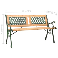 Antik Gartenbank Bank Sitzbank Balkon Terrasse Outdoor