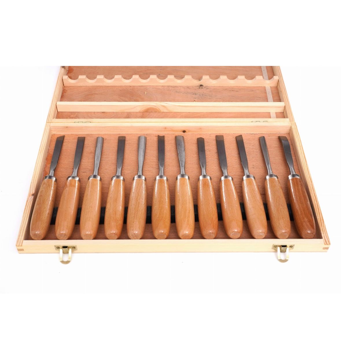 12tlg Schnitzbeitel Set Schnitzen Werksttt Holzarbeiten Holz