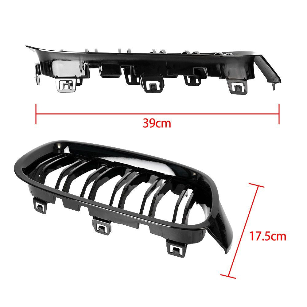 Kühlergrill Doppelsteg Nieren Grill 3er F30 F31 F35 Frontgrill