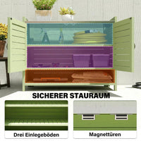 Pflanztisch Unterschrank Gartenschrank Arbeitsplatte Terrassenschrank