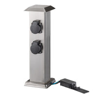 Gartensteckdosensäule Steckdosensäule Gartensteckdosen 4 Steckdosen