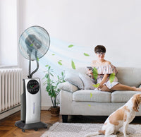 Nebel Ventilator Sprühnebel Standventilator Wasserabkühlung