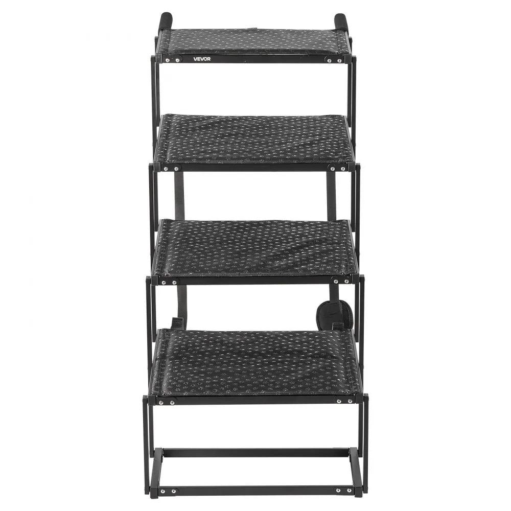 Hundetreppe Auto faltbar Einstiegshilfe Hundeleiter 4 Stufen 113kg