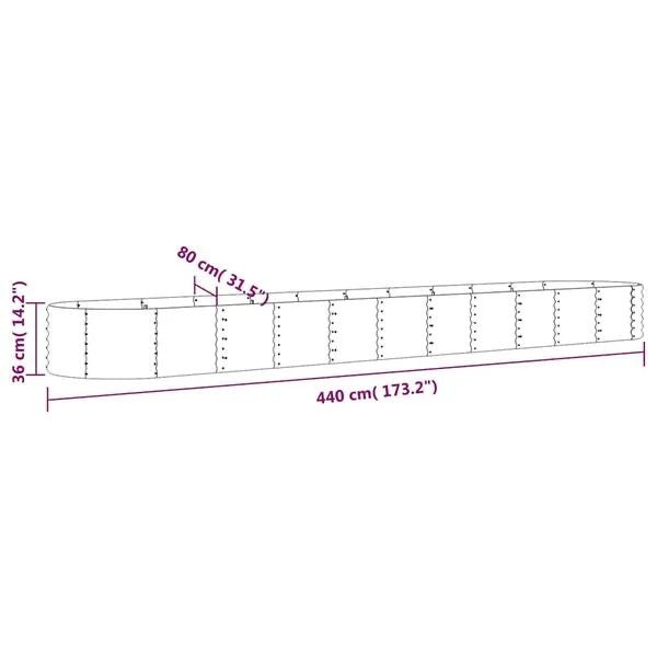 XL Hochbeet Beet Frühbeet Garten Pflanzen Gartenbeet