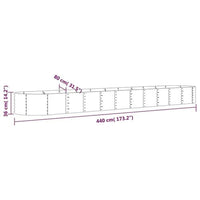 XL Hochbeet Beet Frühbeet Garten Pflanzen Gartenbeet