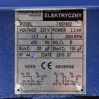 Elektromotor 2,2kW 220V Industriemotor Motor