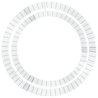 Gabionen Feuerstelle 100cm Feuerkorb Gartenfeuer Feuerschale