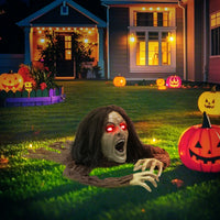 Halloween Kriechende Zombie Dekoration Sounds Lichter Batteriebetrieb
