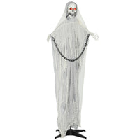 Halloween Deko Sensenmann 183cm Animiert Sprechend Leuchtende Augen Sound