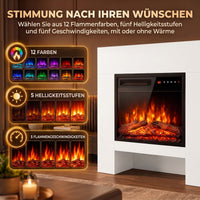 Elektrokamin Kaminsims Heizung TV-Stand Fernbedienung 50 Zoll 75cm