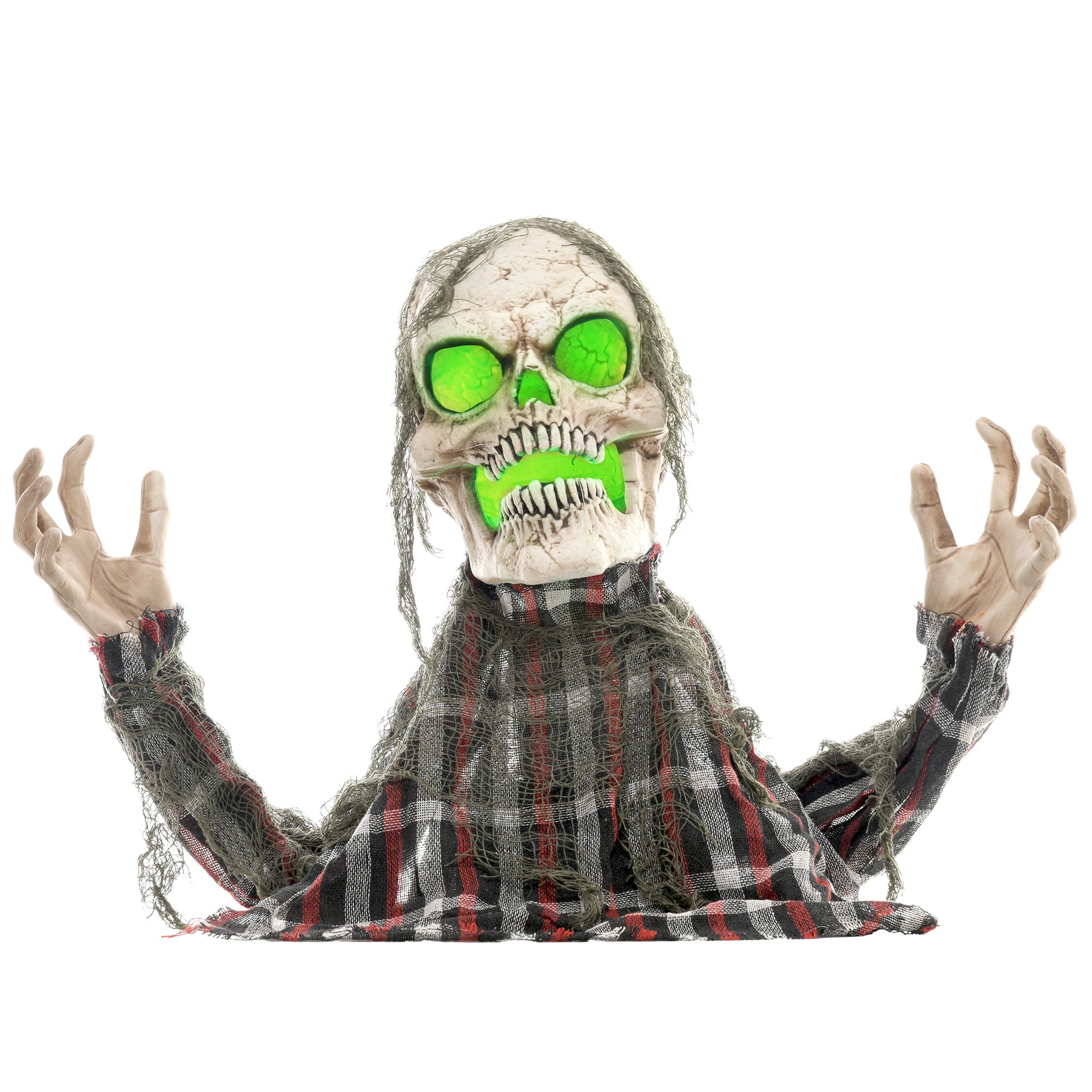Halloween Dekoration Groundbreaker Skelett Biegsame Arme Leuchtende Augen