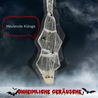 Halloween Mumie 170cm Soundfunktion Bewegungssensor LED-Lichter Deko
