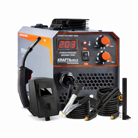 4in1 Inverter Schweißgerät MIG MAG FLUX MMA TIG 200A