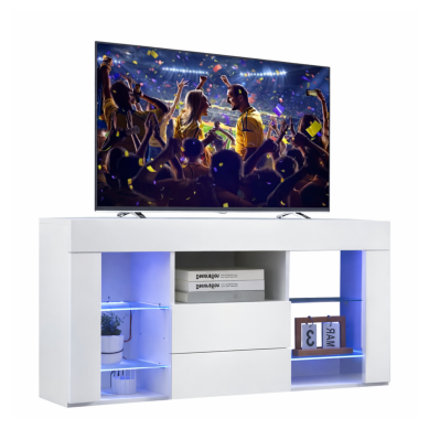 Modernes TV-Lowboard Eckdesign mit LED