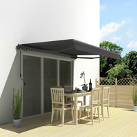 Gelenkarmmarkise 3,95×2,5m mit Handkurbel & UV-Schutz