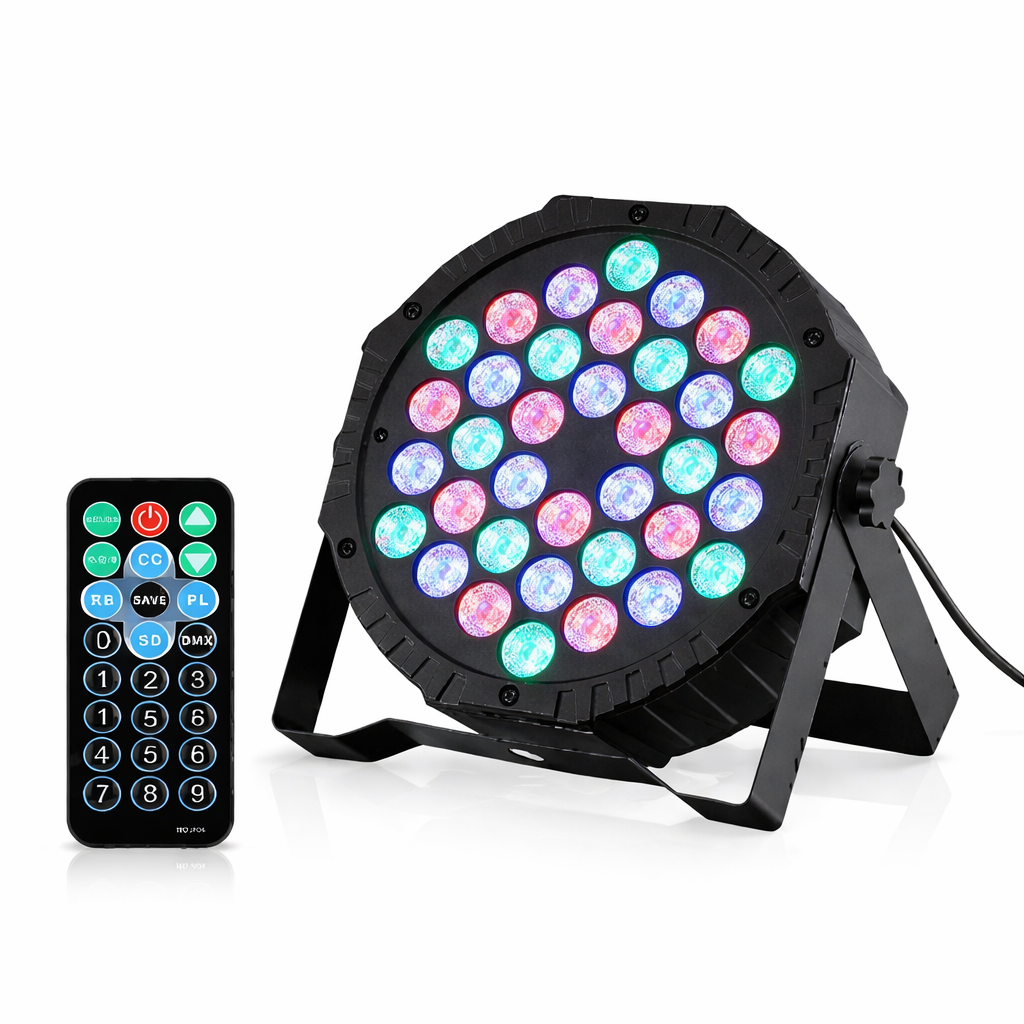 4x RGB LED Par-Lichter Bühnenbeleuchtung