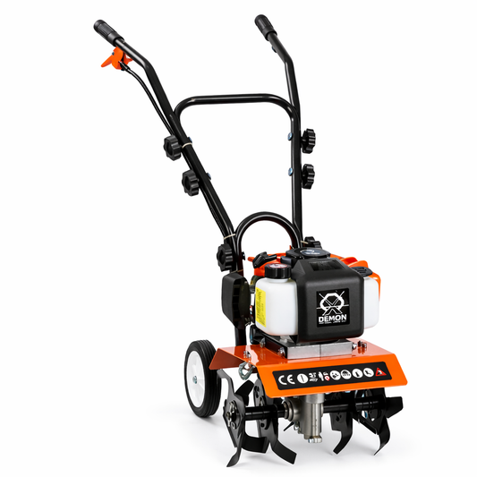 Benzin-Motorhacke 2-Takt 51,7ccm Gartenfräse 30cm