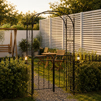 Gartenbogen Tor Rosenbogen Rankhilfe Torbogen Spalier 235cm
